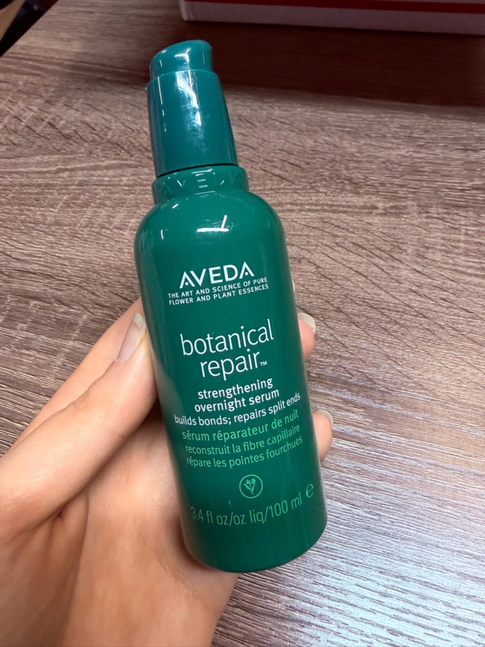AVEDA Botanical Repair Strengthening Overnight Serum - Teal Green Bottle